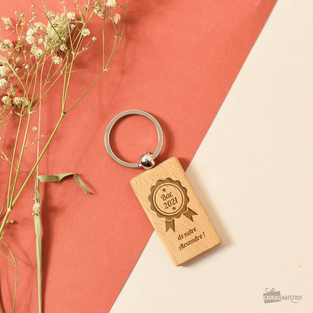 Porte-Clés Diplôme à Personnaliser - Porte-Clés Personnalisé CadoMaestro