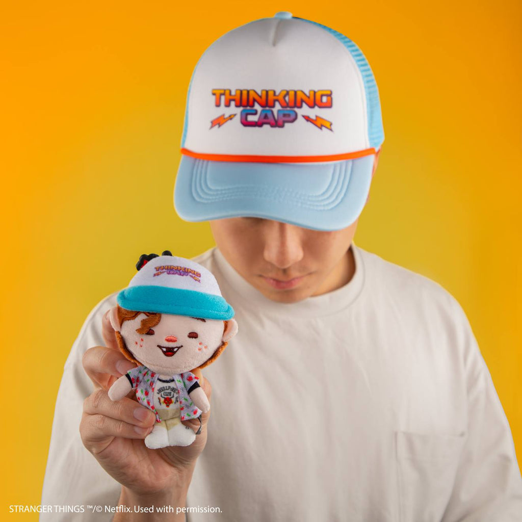 Porte-clés Peluche Dustin Henderson - Stranger Things Blanc