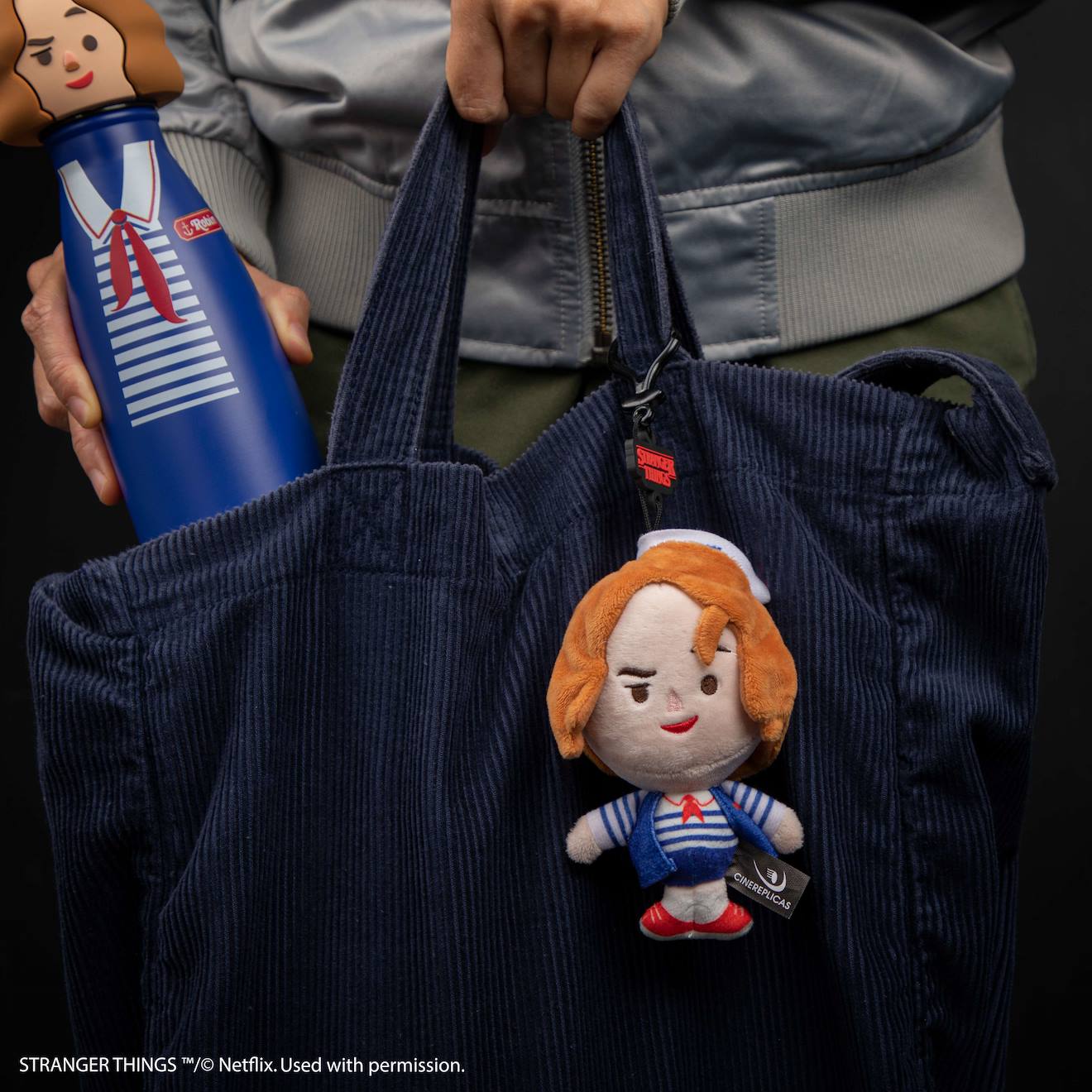 Porte-clés Peluche Robin Scoops Ahoy - Stranger Things Bleu