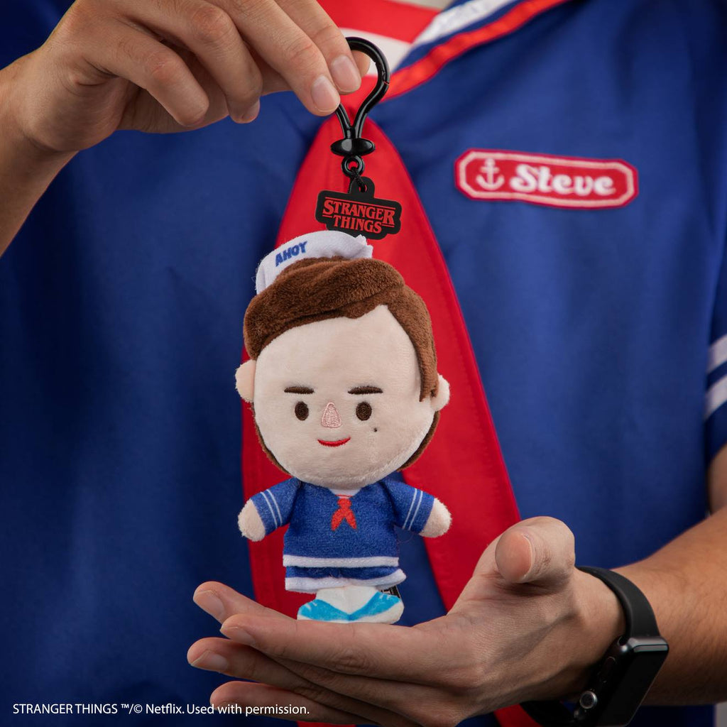 Porte-clés Peluche Steve Scoops Ahoy - Stranger Things Bleu
