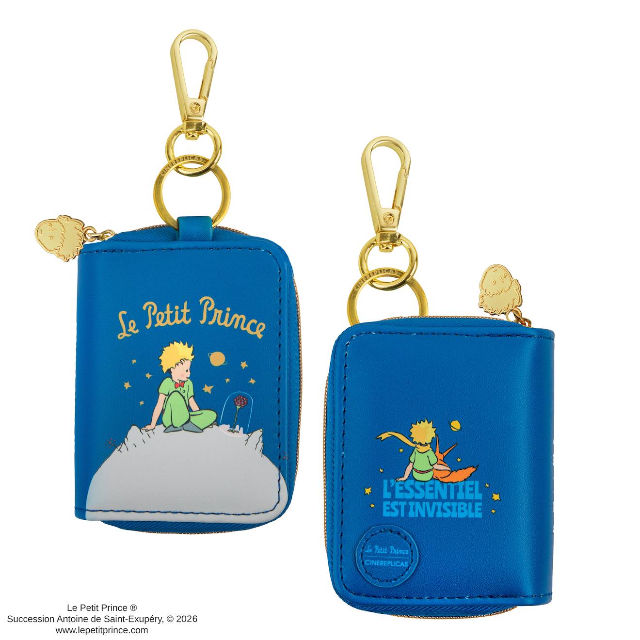 Porte-clés Pochette Livre Enchanté - Le Petit Prince Bleu
