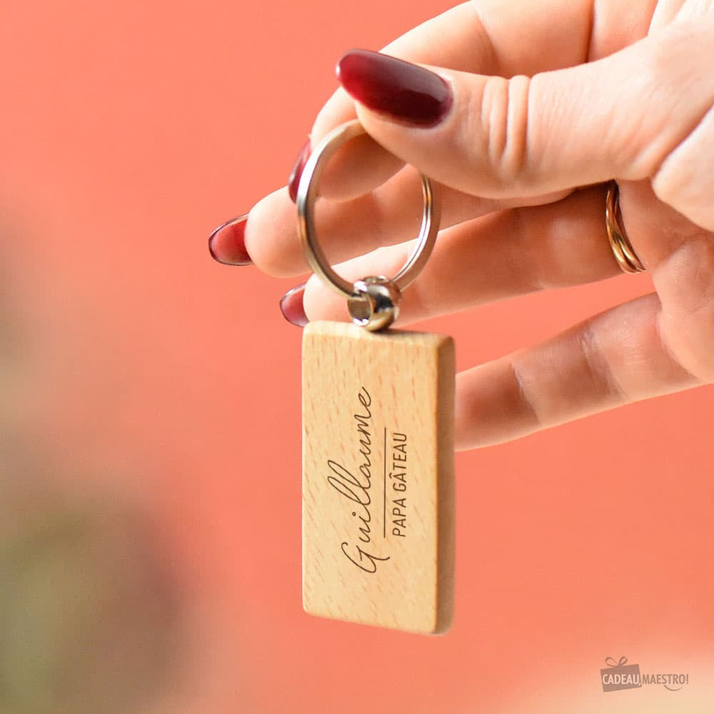 Porte-Clés Prénom et Surnom à Personnaliser - Porte-Clés Personnalisé
