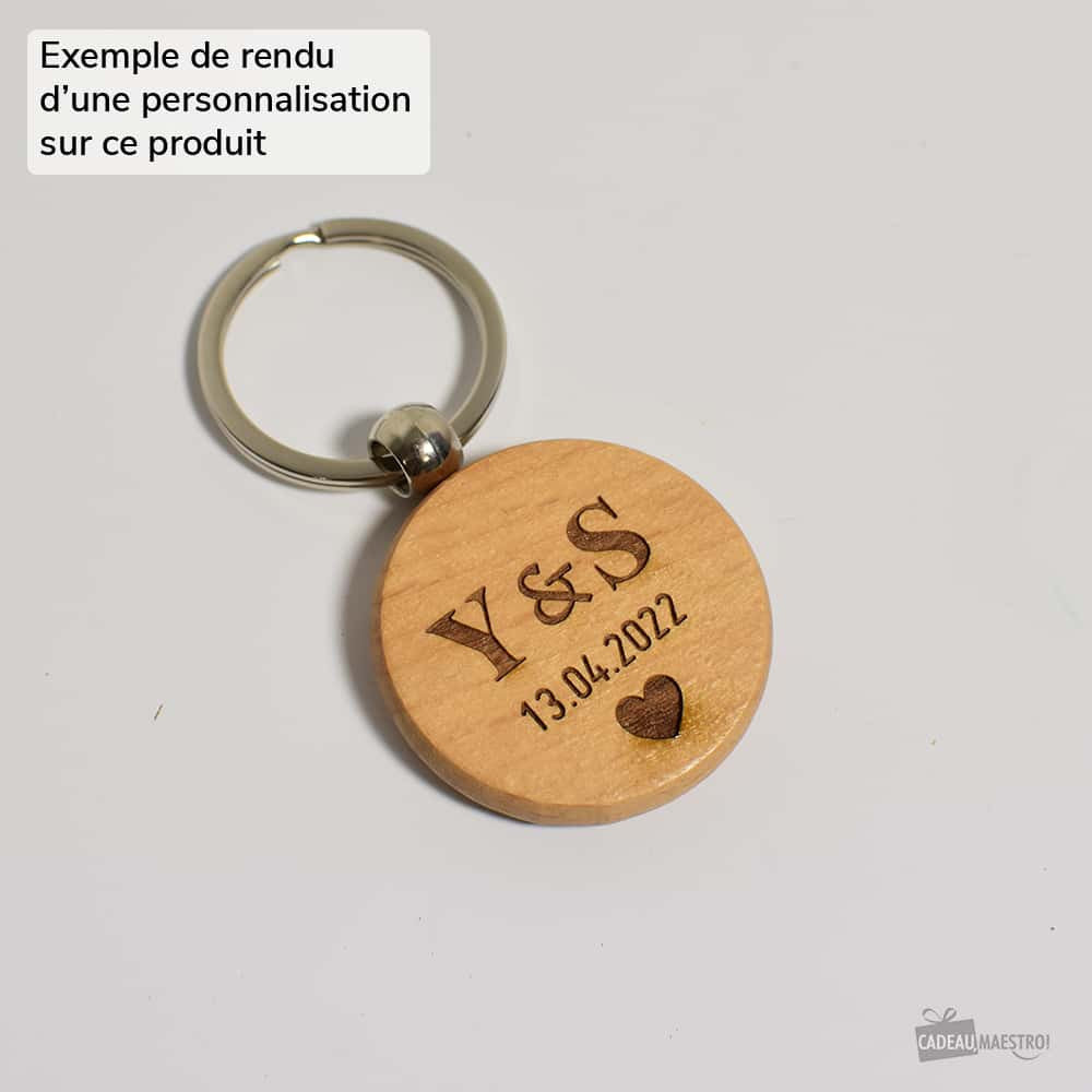 Porte-Clés Rond Diplôme à Personnaliser - Porte-Clés Personnalisé