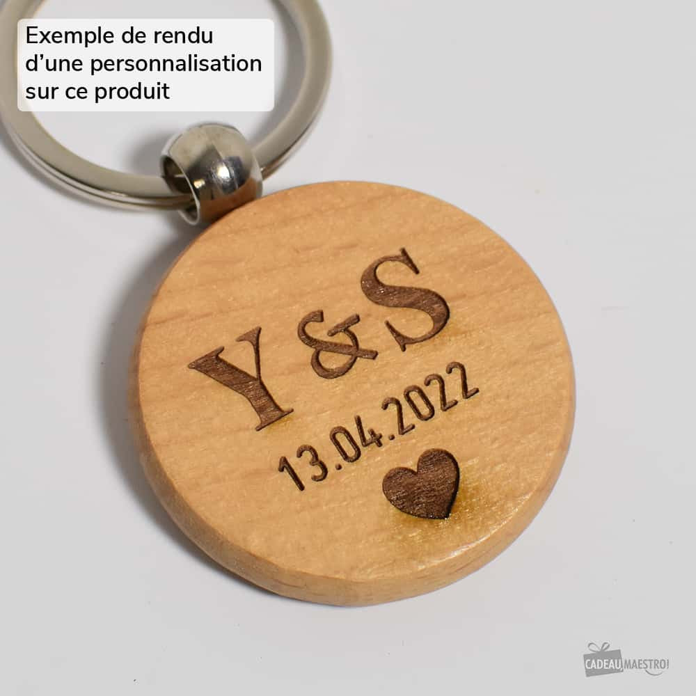 Porte-Clés Rond Diplôme à Personnaliser - Porte-Clés Personnalisé