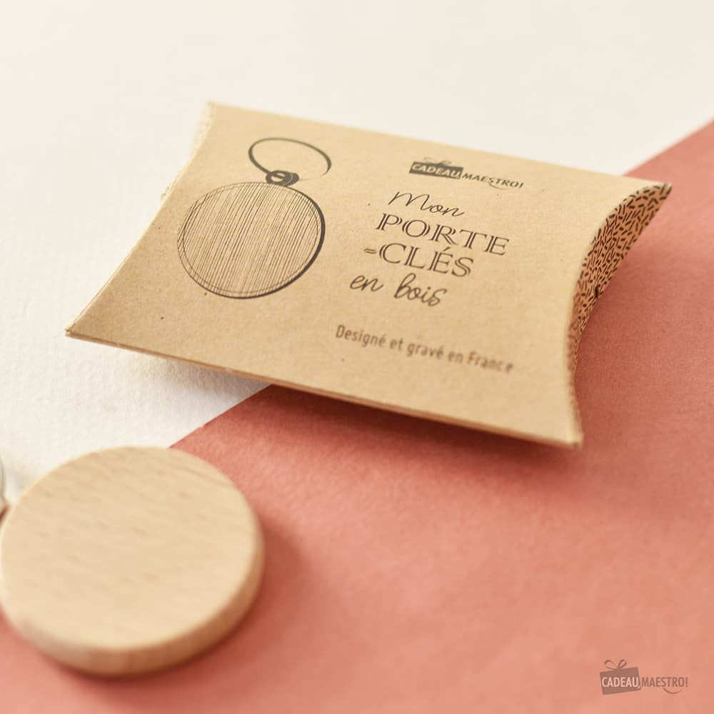Porte-Clés Rond à Personnaliser - Porte-Clés Personnalisé