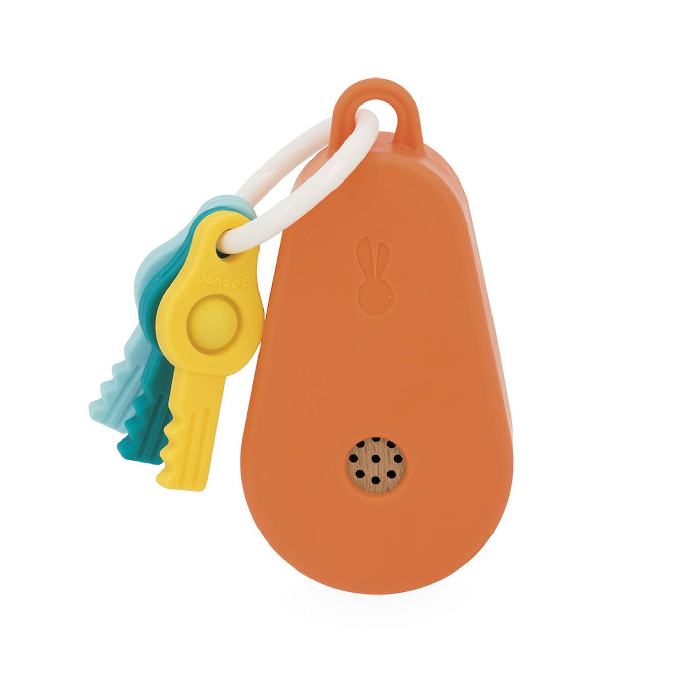 Porte-clès sonore orange
