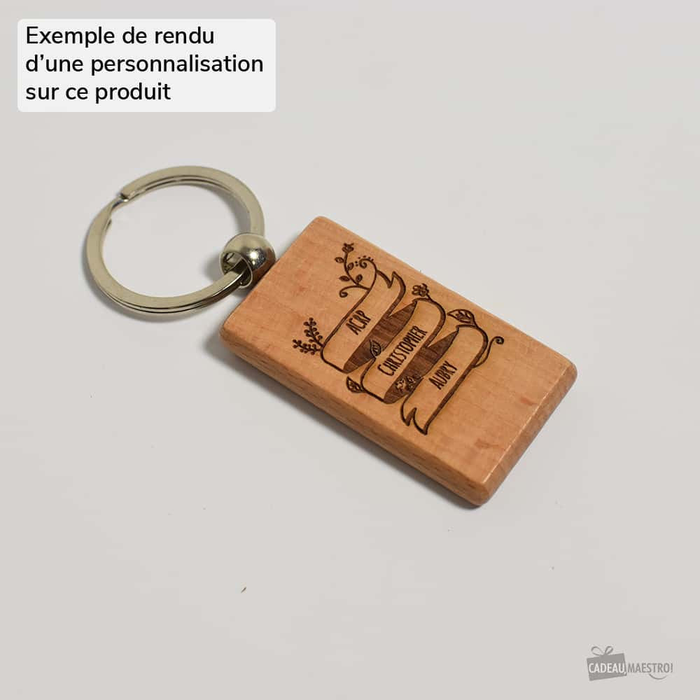 Porte-Clés Super Papa à Personnaliser - Porte-Clés Personnalisé CadoMaestro