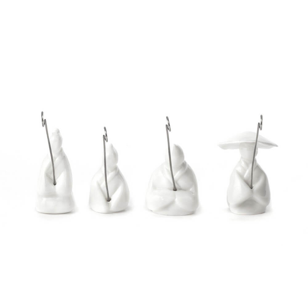 Porte-Sachet de Thé Pêcheurs (x4) - Ustensiles de Cuisine Kikkerland