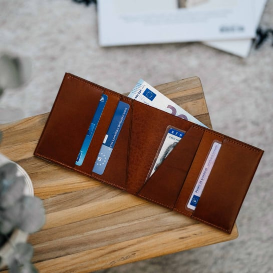 Portefeuille homme en cuir – Fabriqué en France & personnalisable