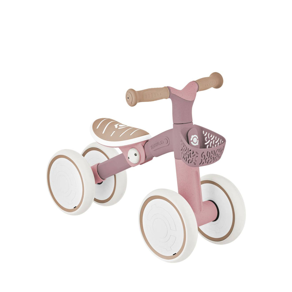 Porteur apprentissage bike eco 100% plastiqué recyclé, dès 12 mois rose berry
