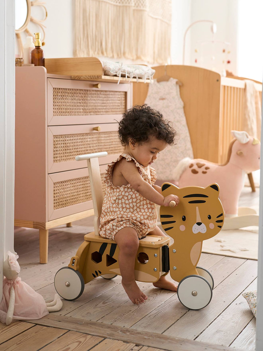 Porteur chariot de marché 2 en 1 en bois FSC bois