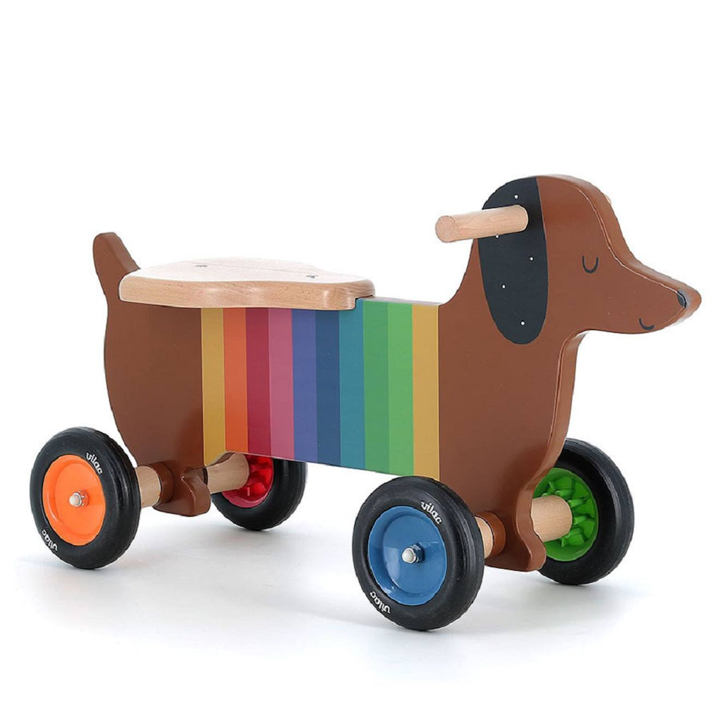 Porteur chien multicolore marron