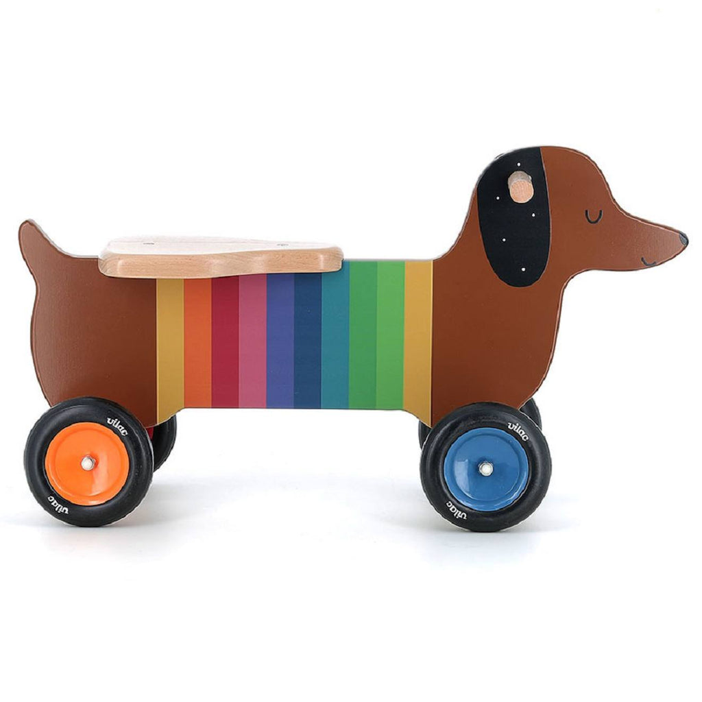 Porteur chien multicolore marron