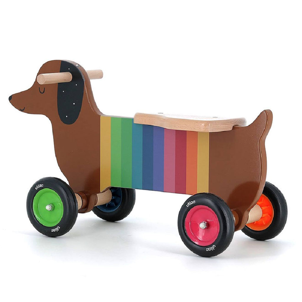 Porteur chien multicolore marron