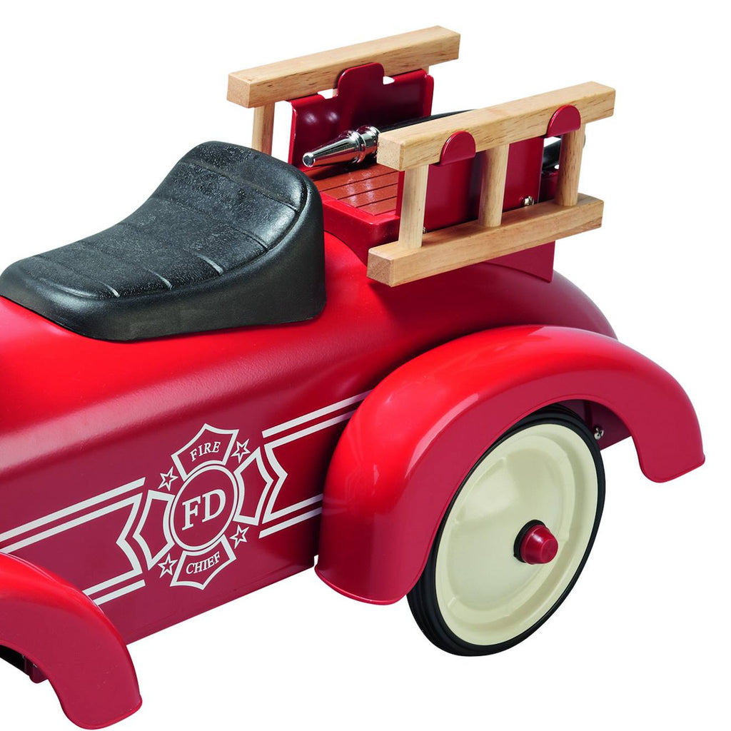Porteur pompiers rouge