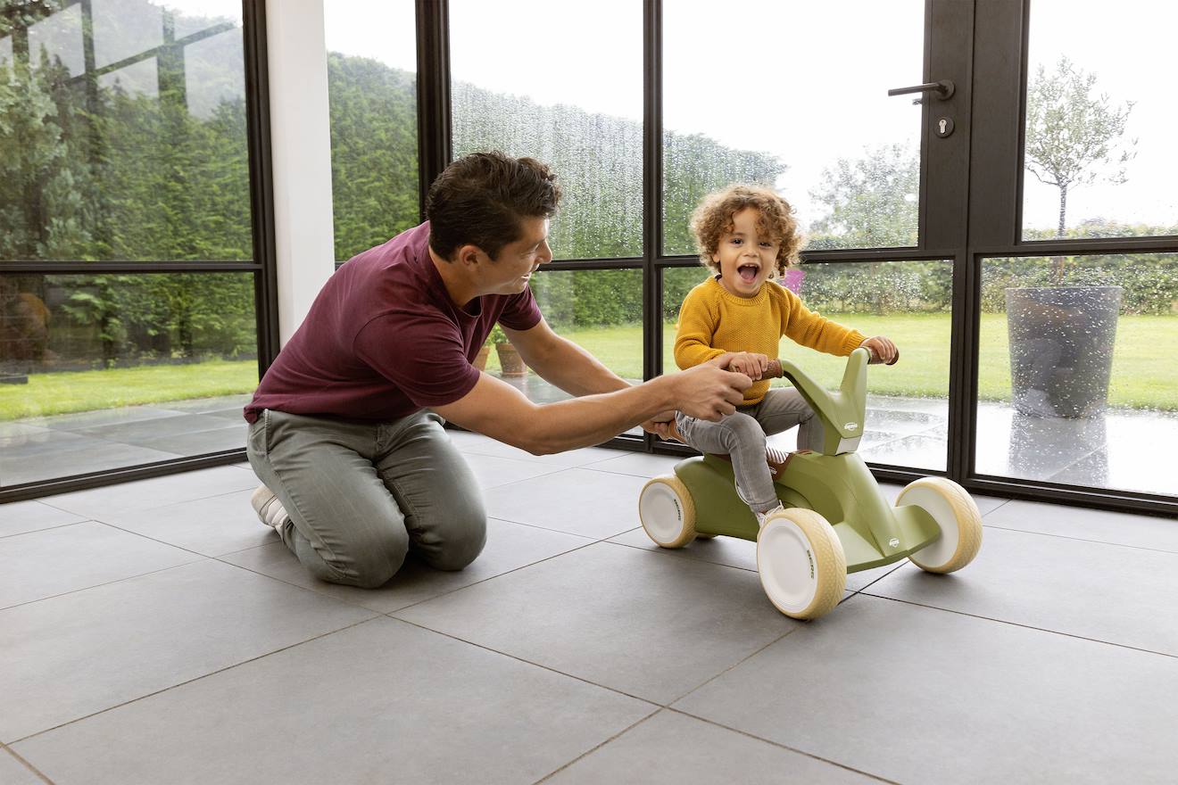 Porteur pour enfants, 1+ ans, Go² rétro rose green