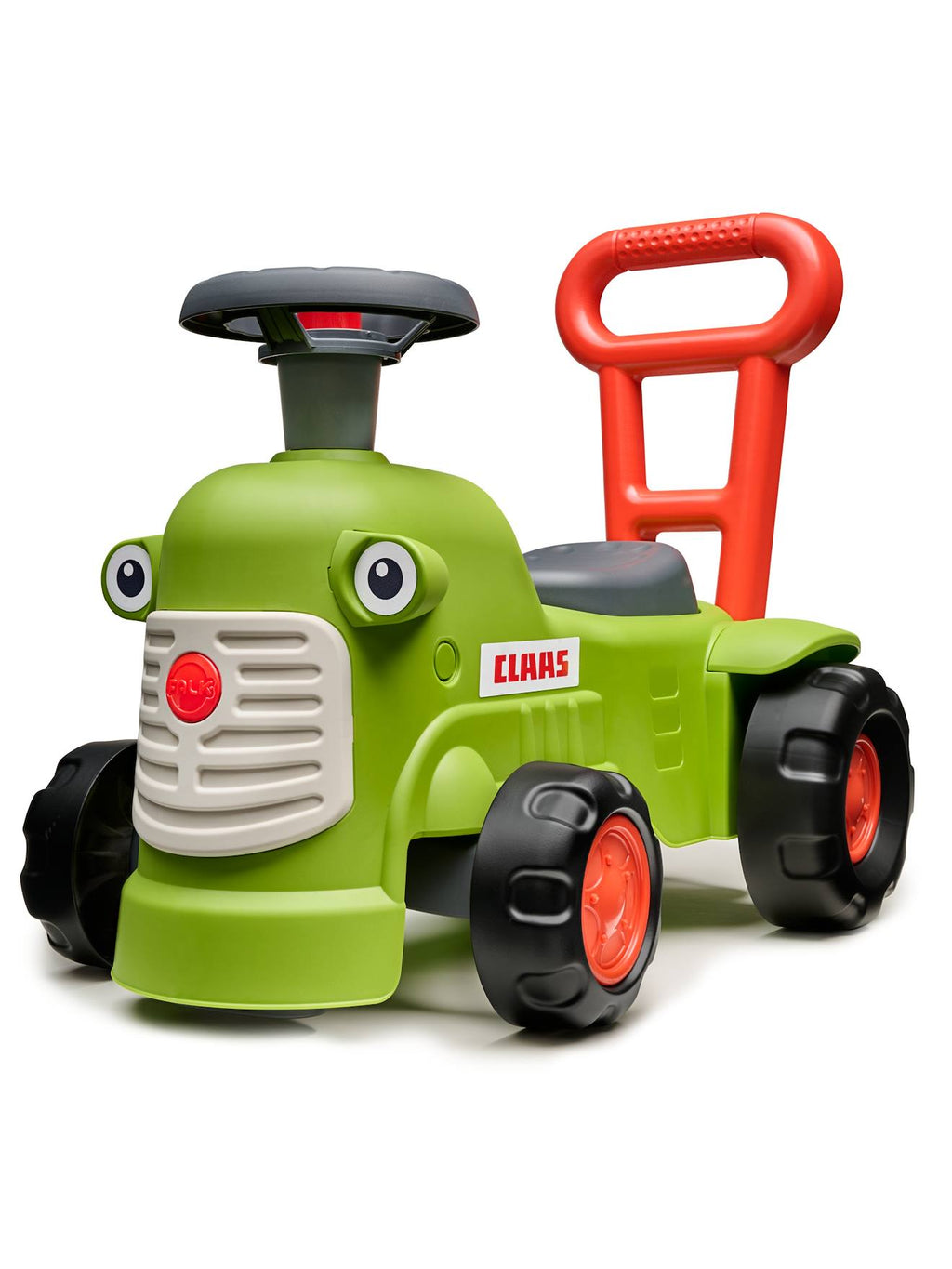 Porteur tracteur avec barre d'aide à la marche ergonomique vert claas