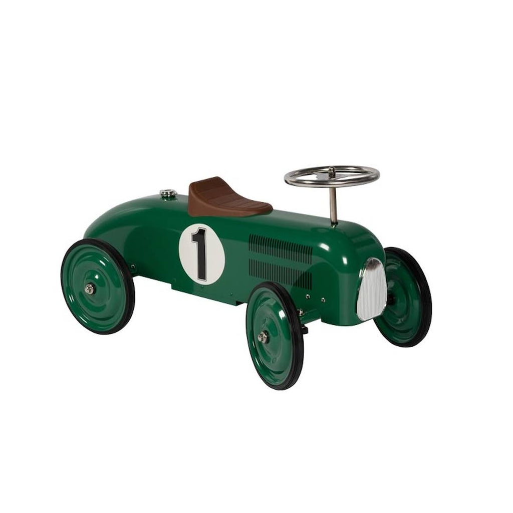 Porteur voiture en métal vert