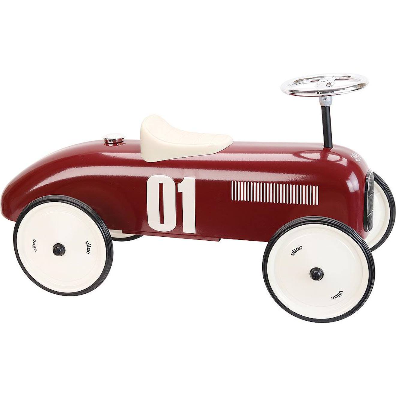 Porteur voiture vintage rouge