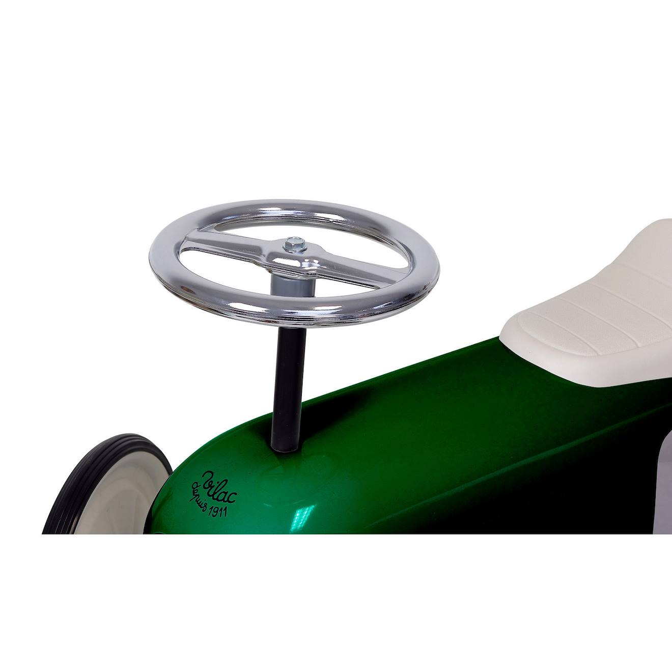 Porteur voiture vintage vert