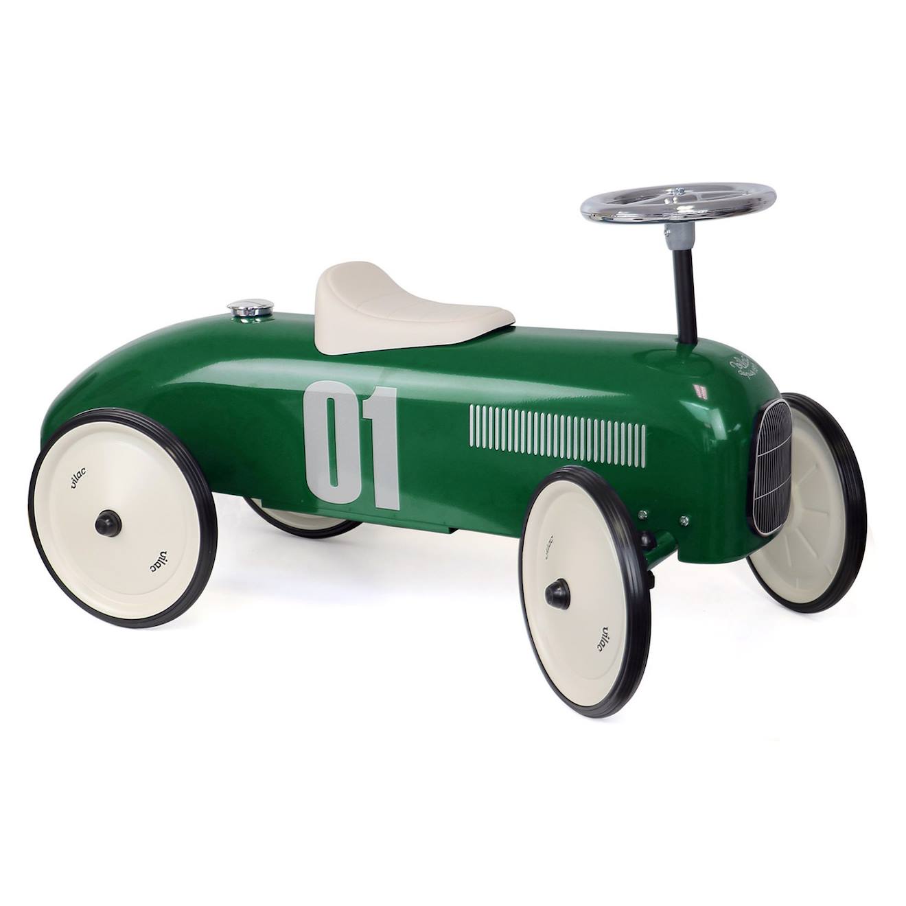 Porteur voiture vintage vert