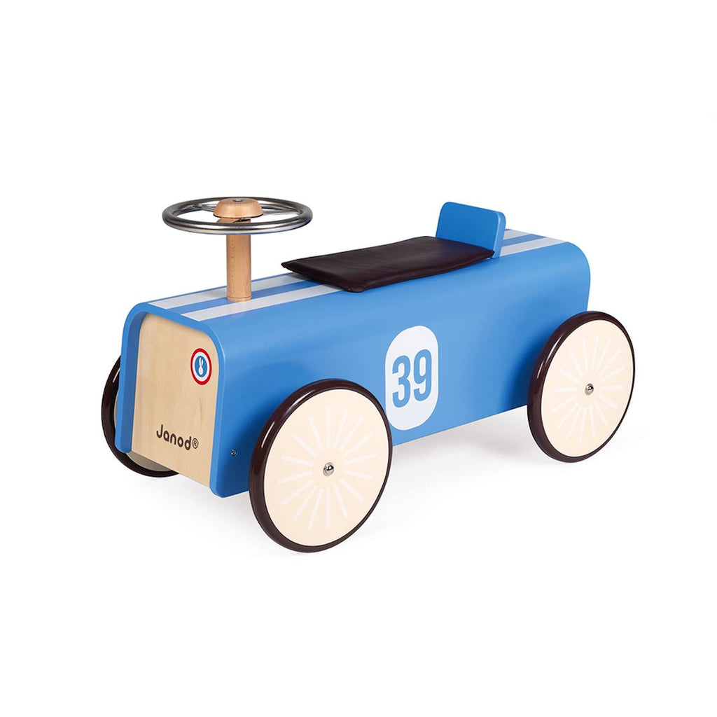 Porteur voiture bleu