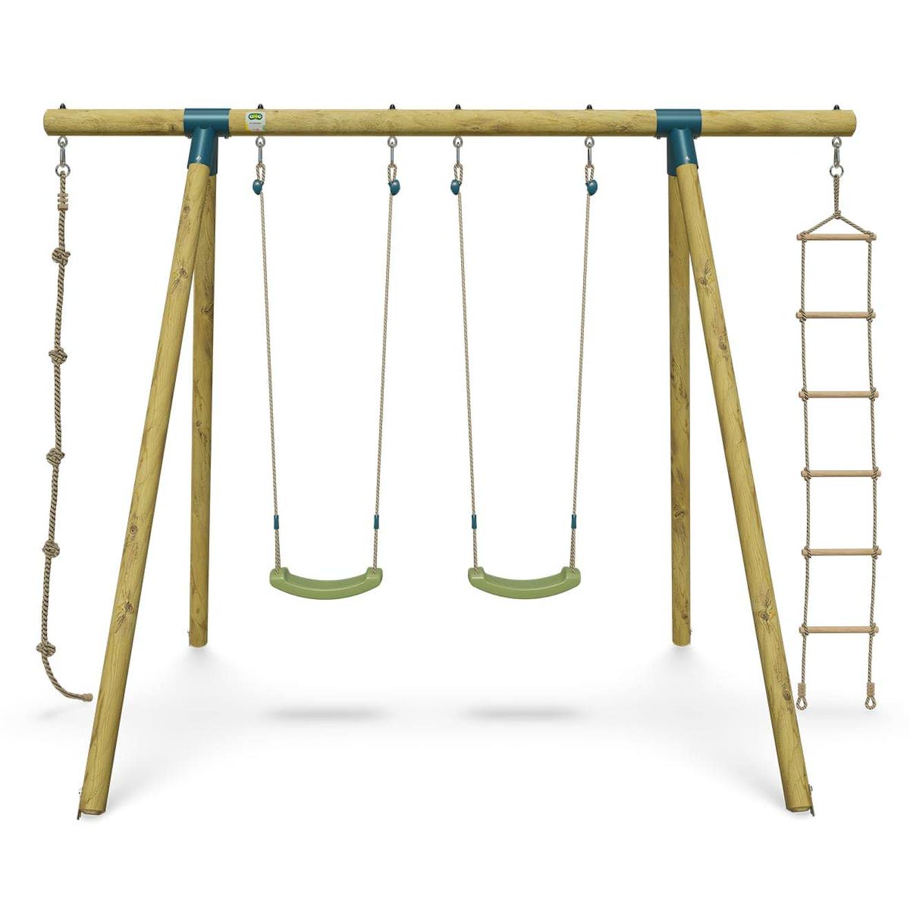 Portique 2,30 m topwood alti 2 - 4 enfants bois