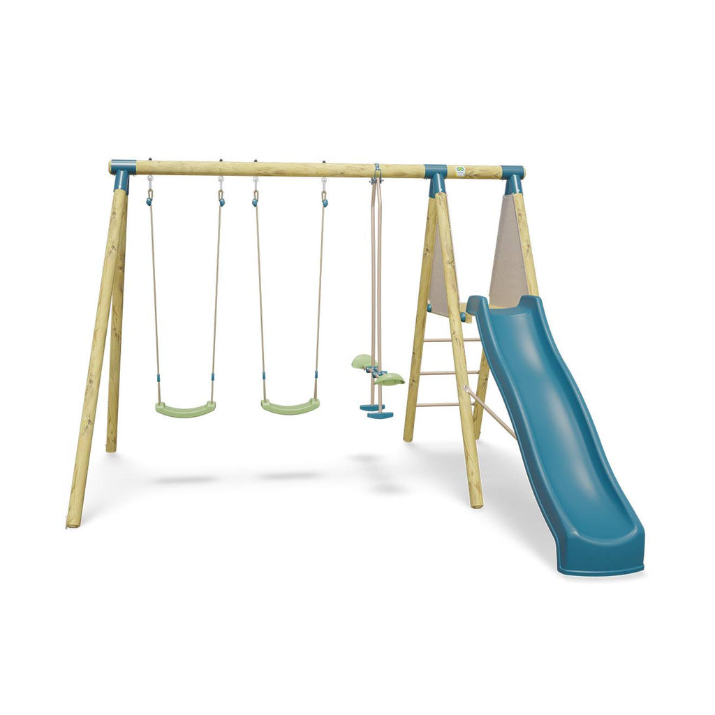 Portique balançoire 2,30 m topwood zaki - 6 enfants bois