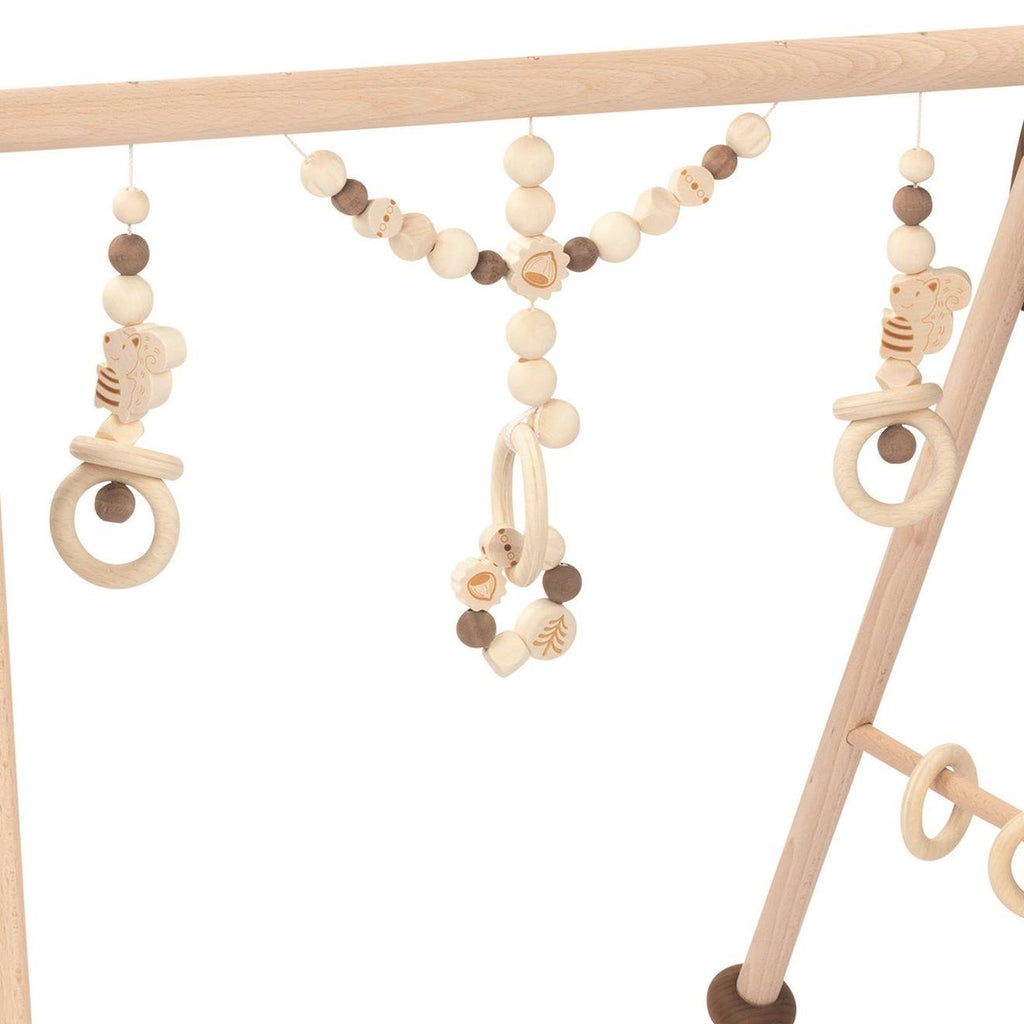 Portique d'activités écureuil beige