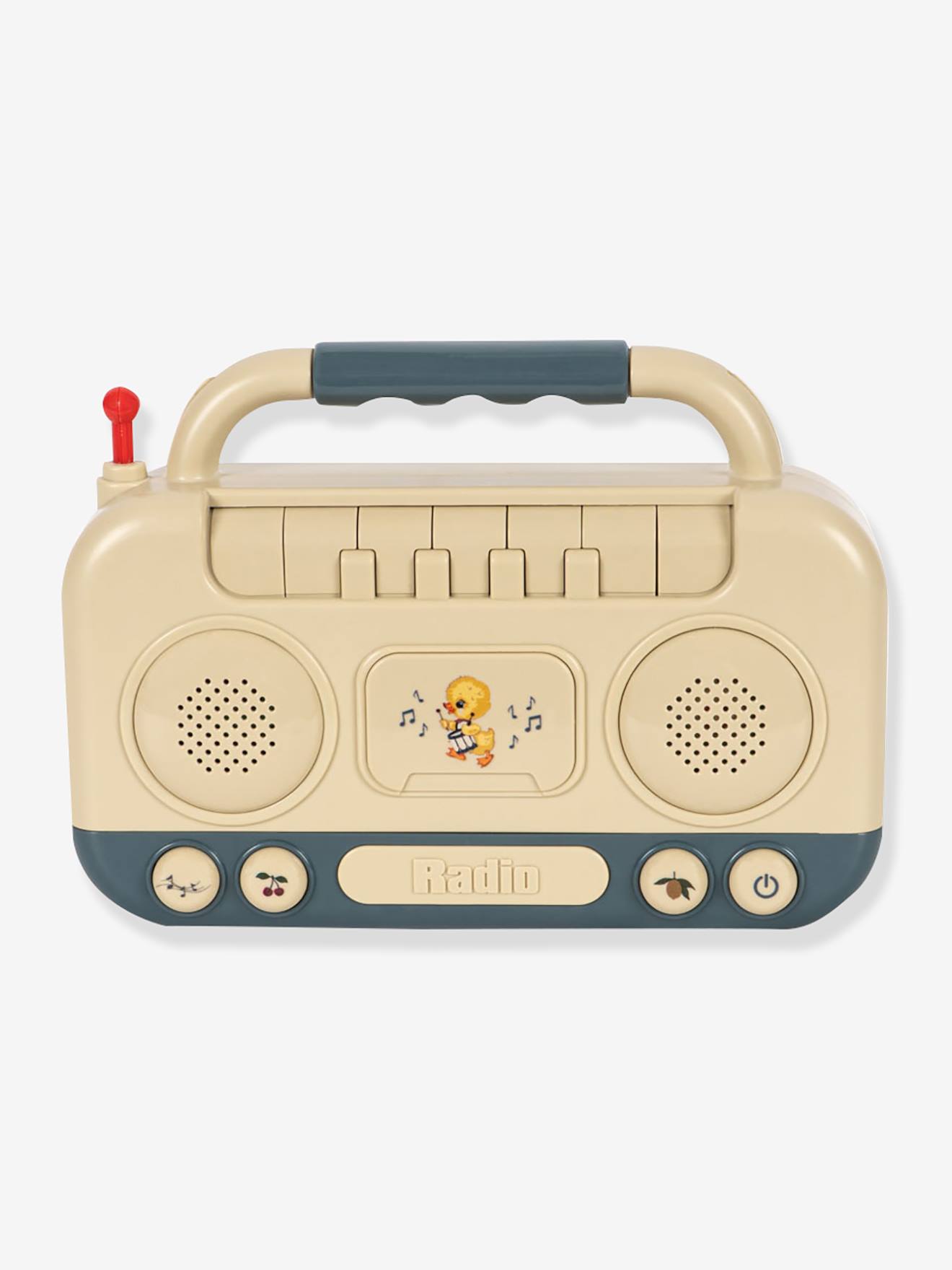 Poste radio rétro musical konges slojd écru