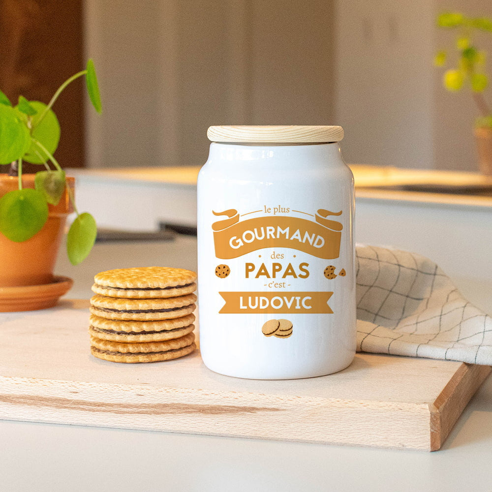 Pot à Biscuits à Personnaliser - Boîte à gâteaux et bonbons personnalisée