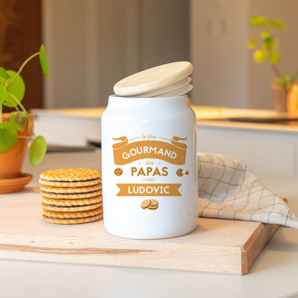 Pot à Biscuits à Personnaliser - Boîte à gâteaux et bonbons personnalisée