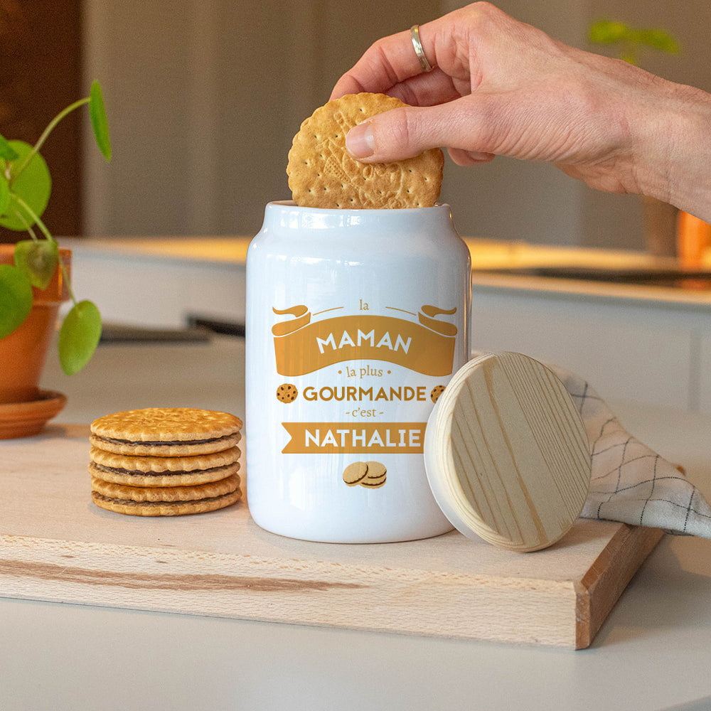 Pot à Biscuits à Personnaliser - Boîte à gâteaux et bonbons personnalisée