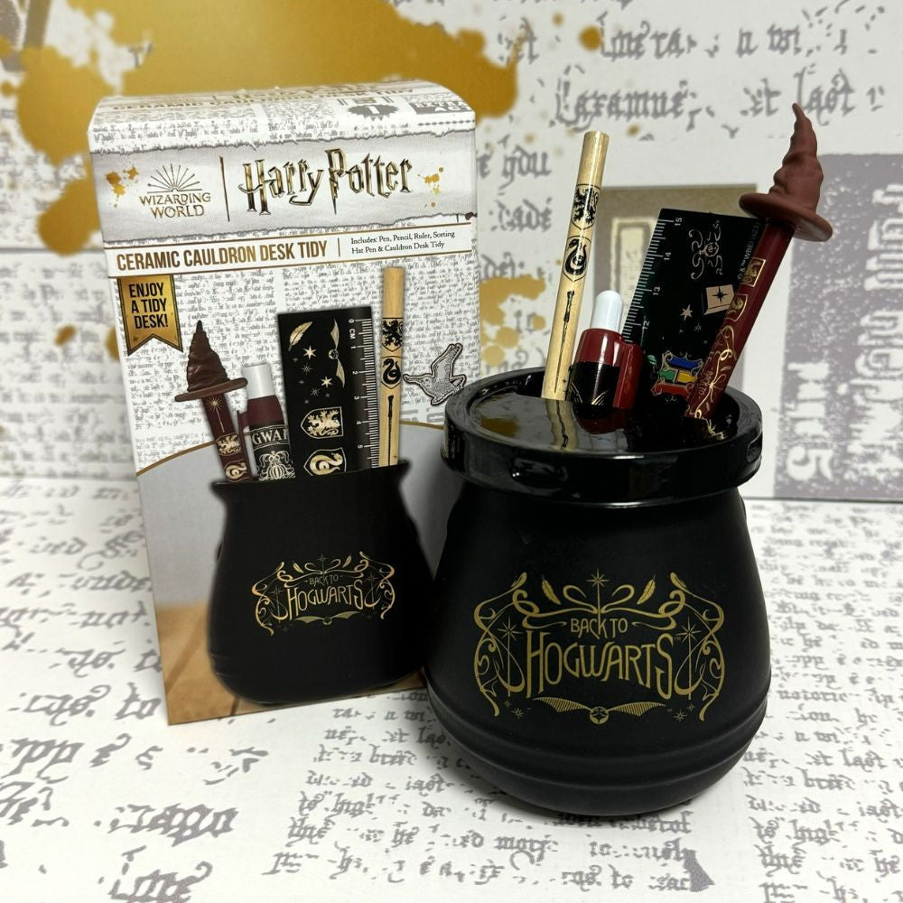 Pot à Crayons Chaudron Harry Potter - Fourniture de Bureau Originale