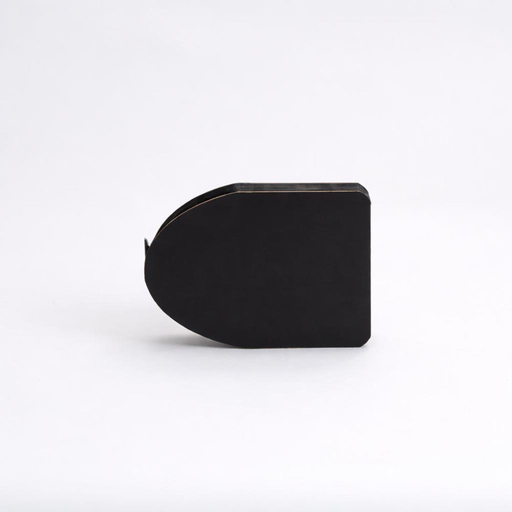 Pouf en Kraft Pliable Noir - Poufs et Tabourets Originaux