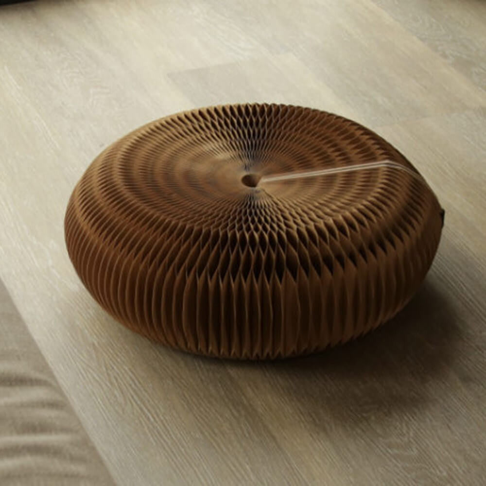 Pouf en Kraft Pliable - Poufs et Tabourets Originaux