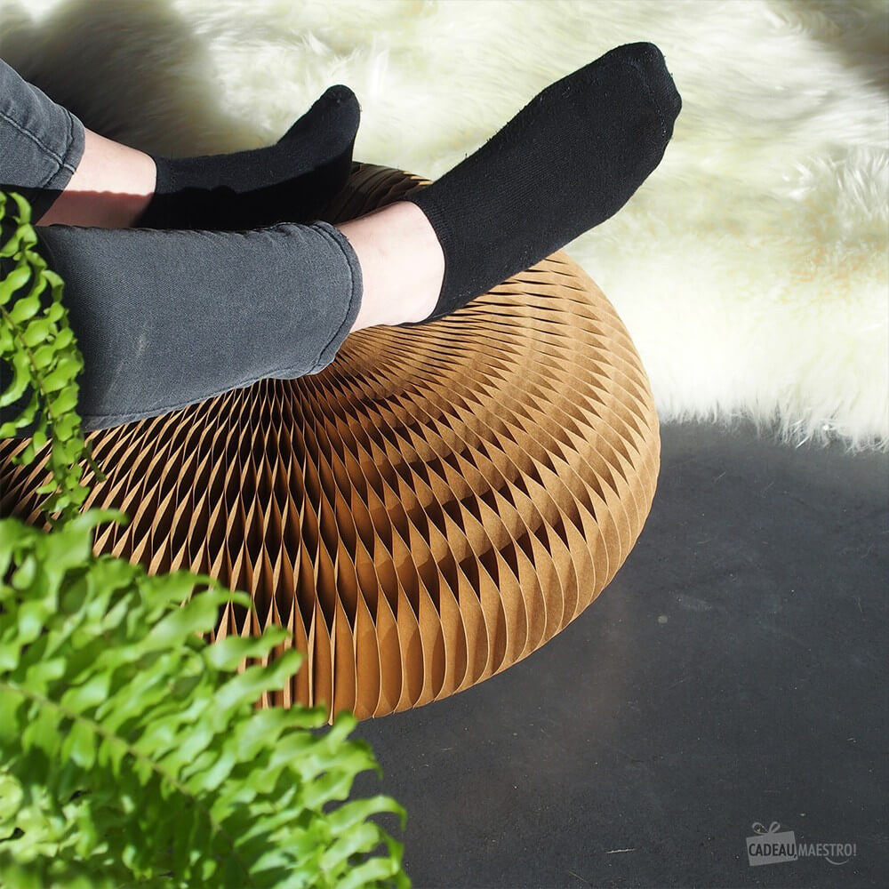Pouf en Kraft Pliable - Poufs et Tabourets Originaux