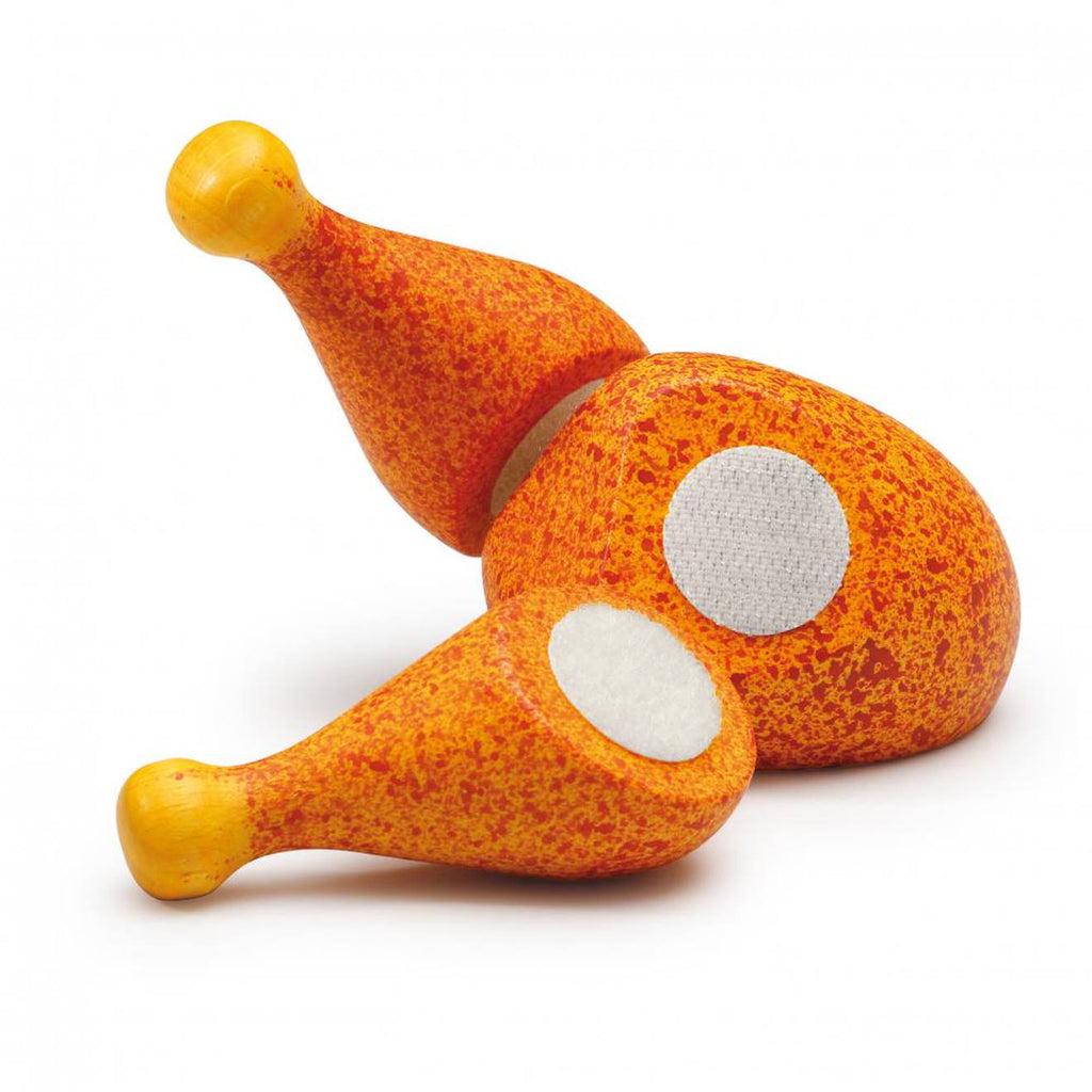 Poulet grillé en bois à couper orangé