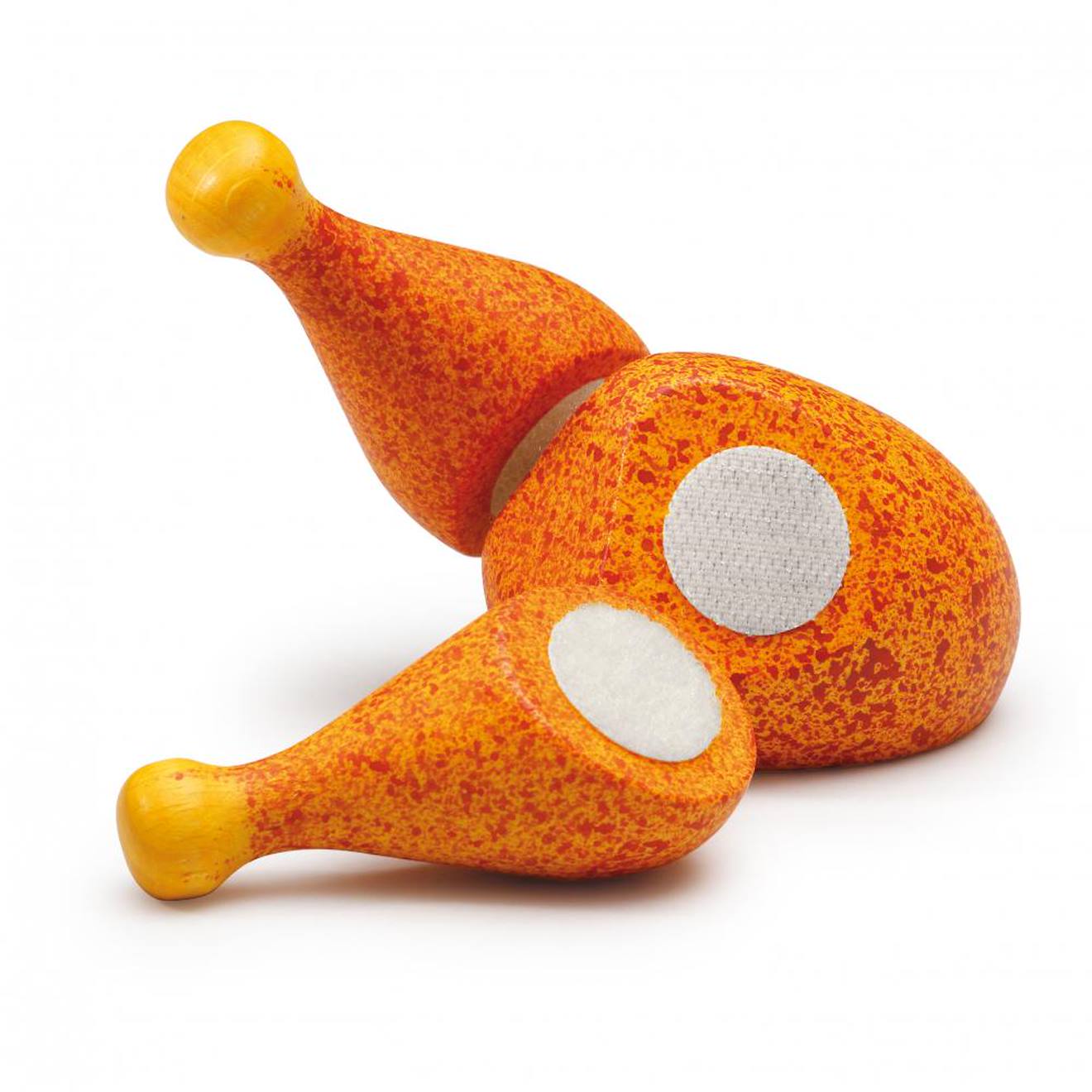 Poulet grillé en bois à couper orangé