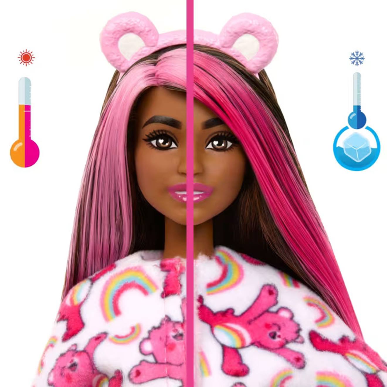 Poupée Barbie cutie reveal bisounours rose