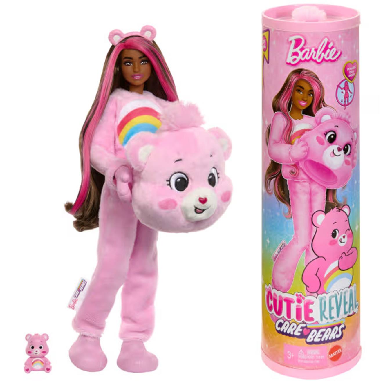Poupée Barbie cutie reveal bisounours rose