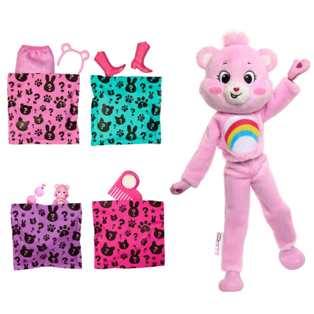 Poupée Barbie cutie reveal bisounours rose