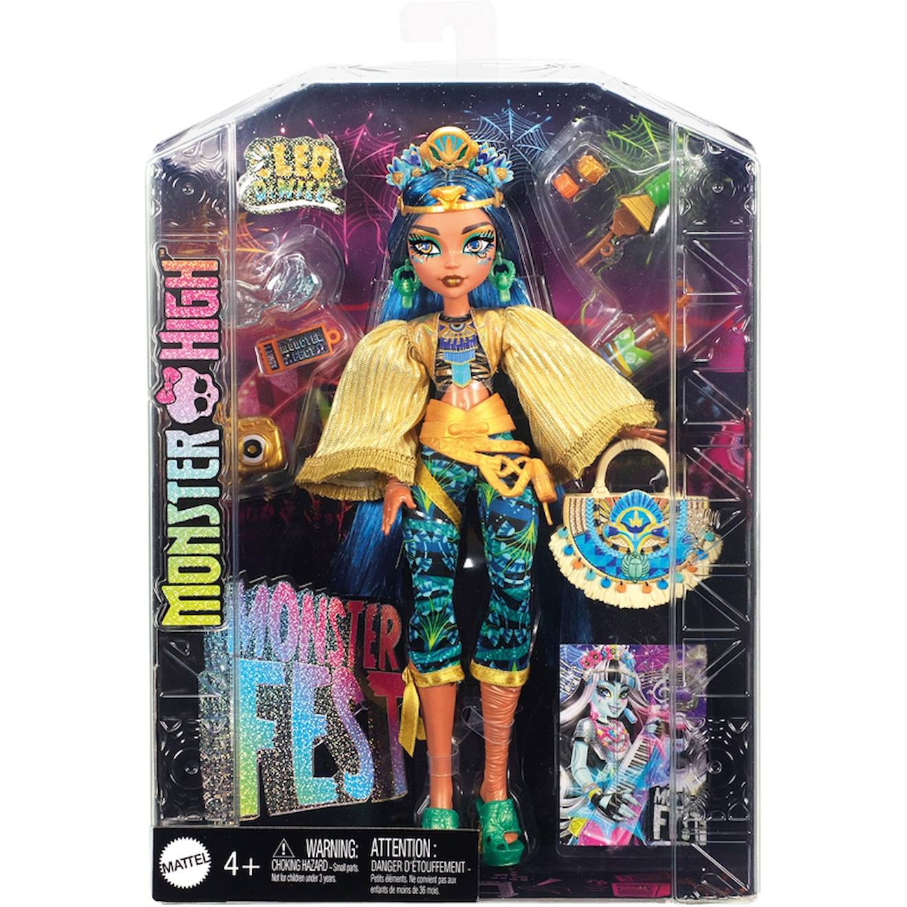 Poupée cléo monster high multicolore