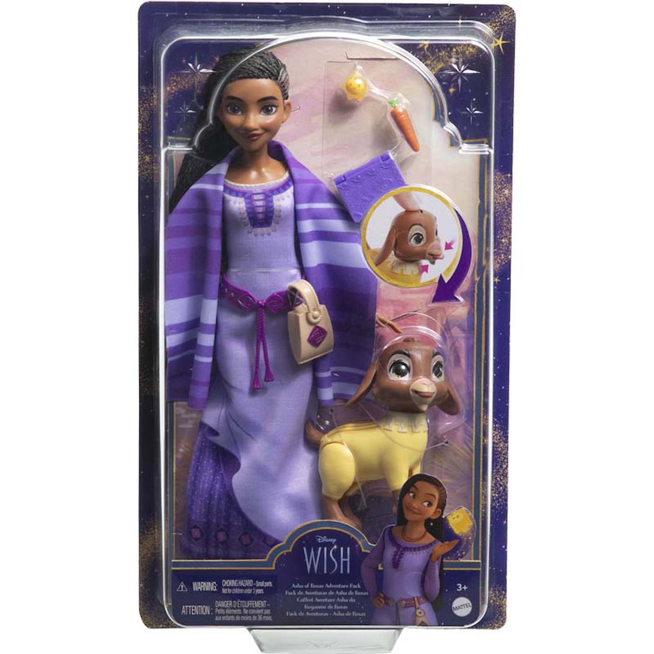 Poupée coffret asha voyage daylight multicolore