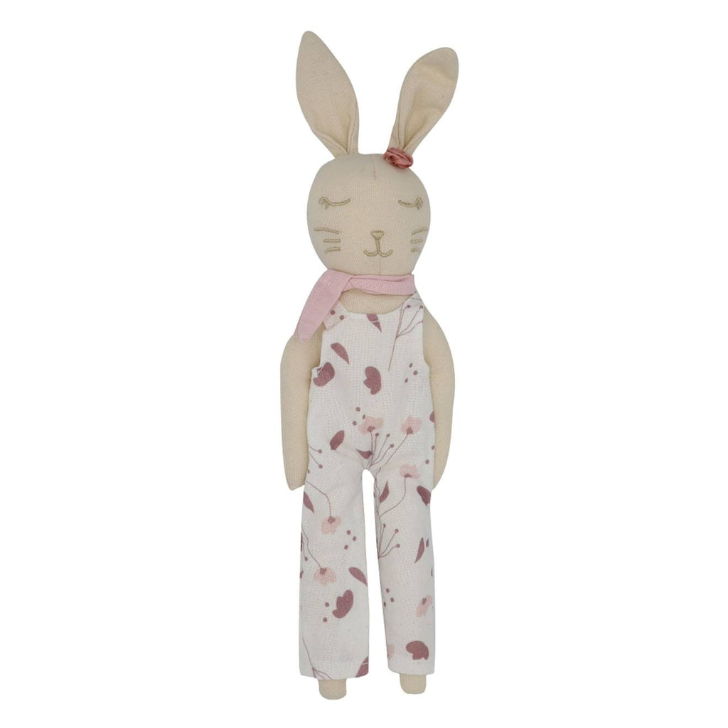 Poupée en coton bio rose