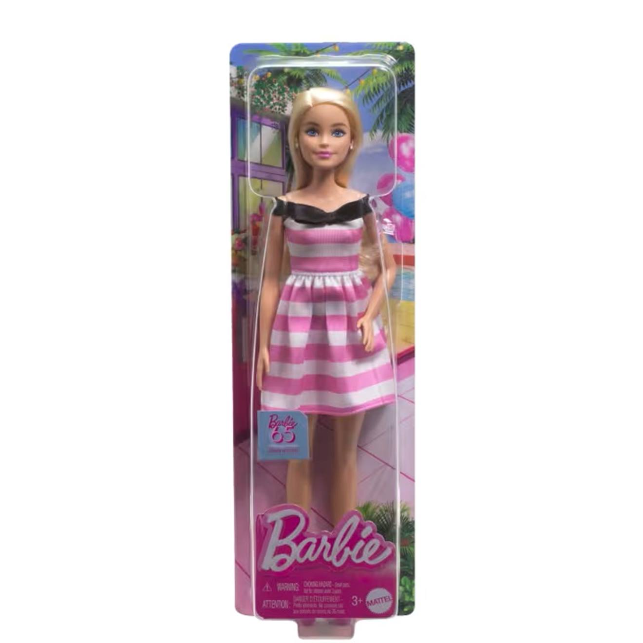 Poupée mannequin pour 65ème anniversaire de Barbie multicolore