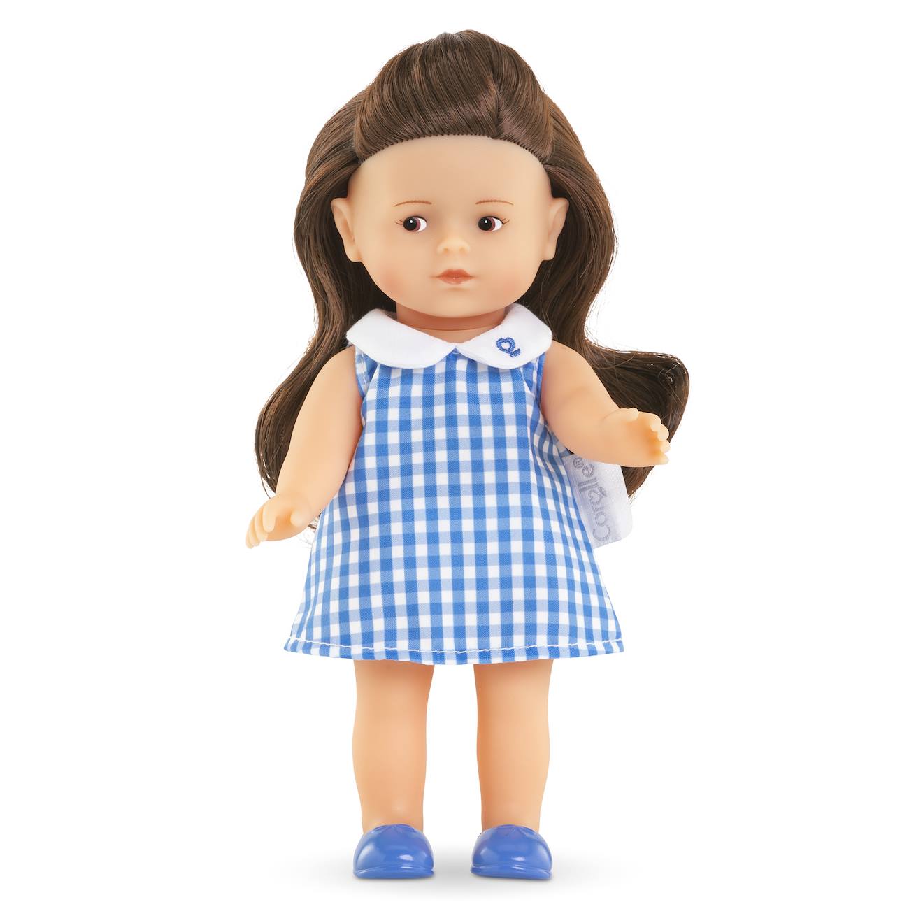 Poupée mini corolline romy - vichy multicolore