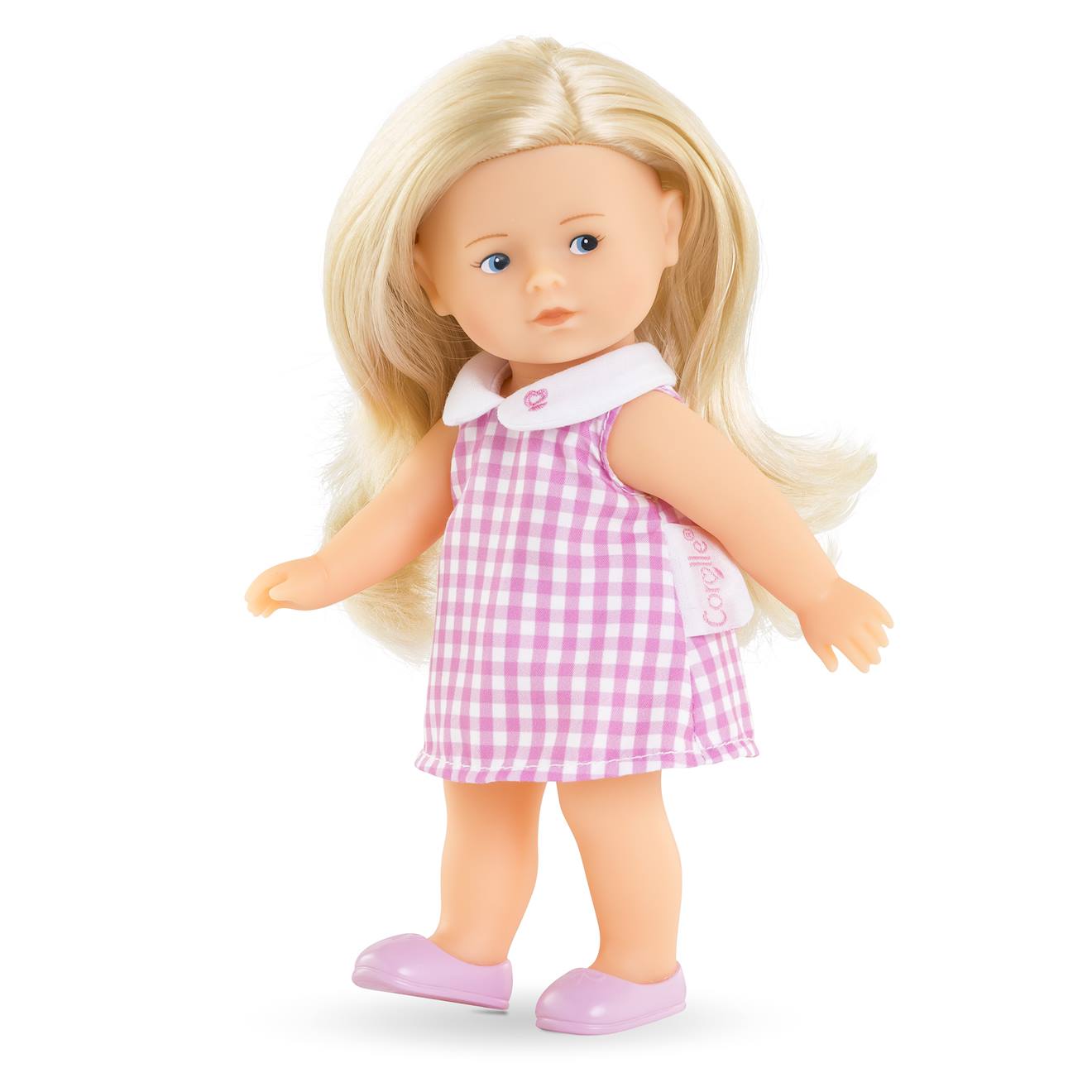 Poupée mini corolline rosy - vichy multicolore
