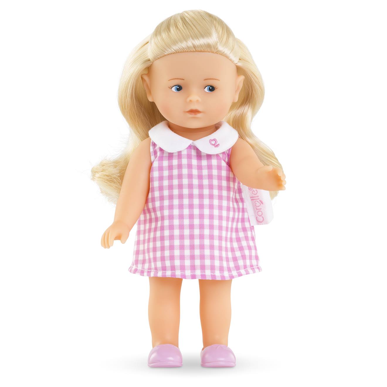 Poupée mini corolline rosy - vichy multicolore