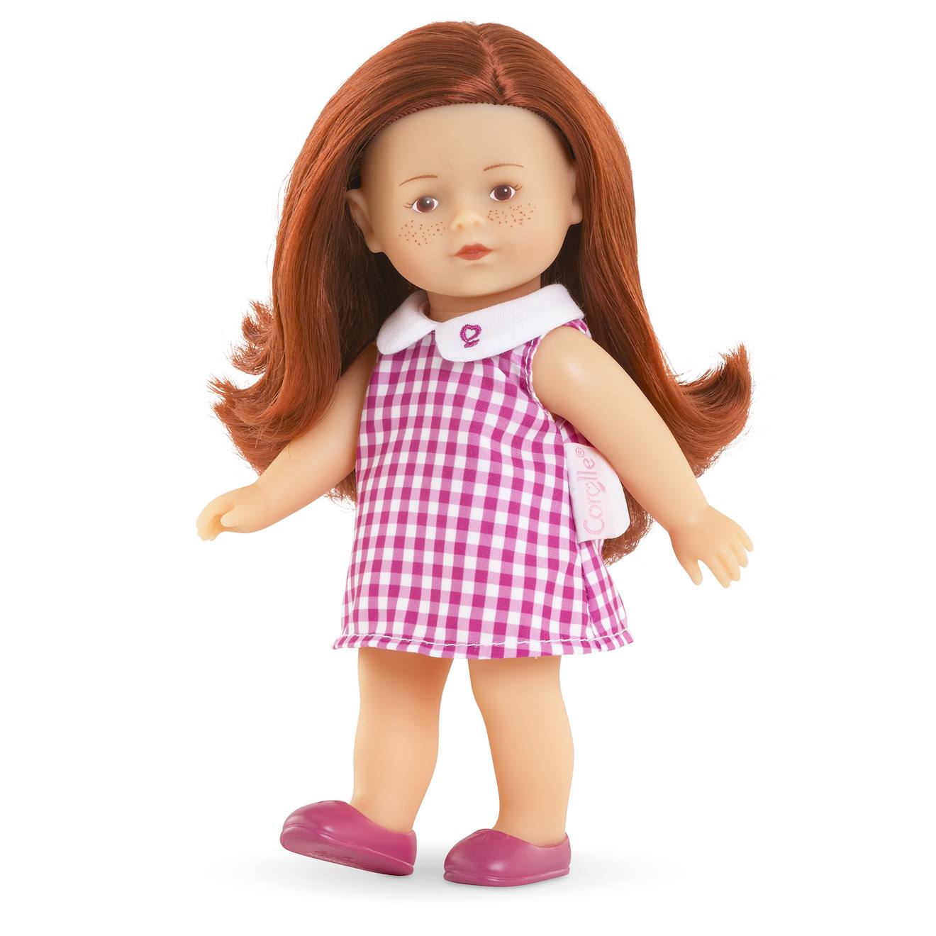 Poupée mini corolline ruby - vichy multicolore